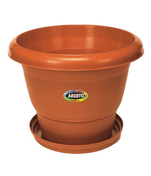 Aristo Houseware Plastic Planter With Tray- 1 Pc available at snapdeal for Rs.218