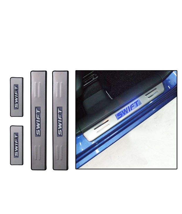 Speedwav - LED Light Car Foot Step Sill Plate for Maruti Suzuki New