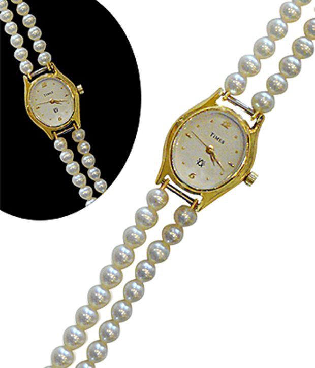 Designer Jewellery Pearl Wrist Watch - Buy Classique Designer ...