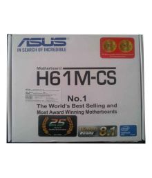 Asus LGA1155 Asus H61M-CS - H61 Express Chipset LGA1155 Socket 3rd/2nd Generation Desktop Computer Motherboard