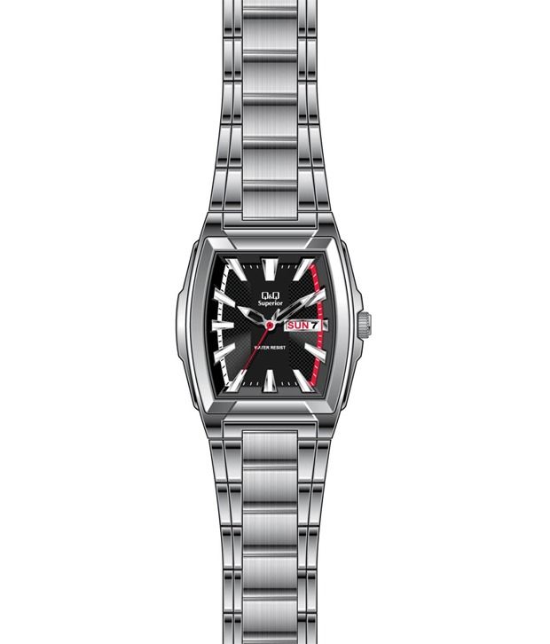 Q&q Silver Analog Watch For Women
