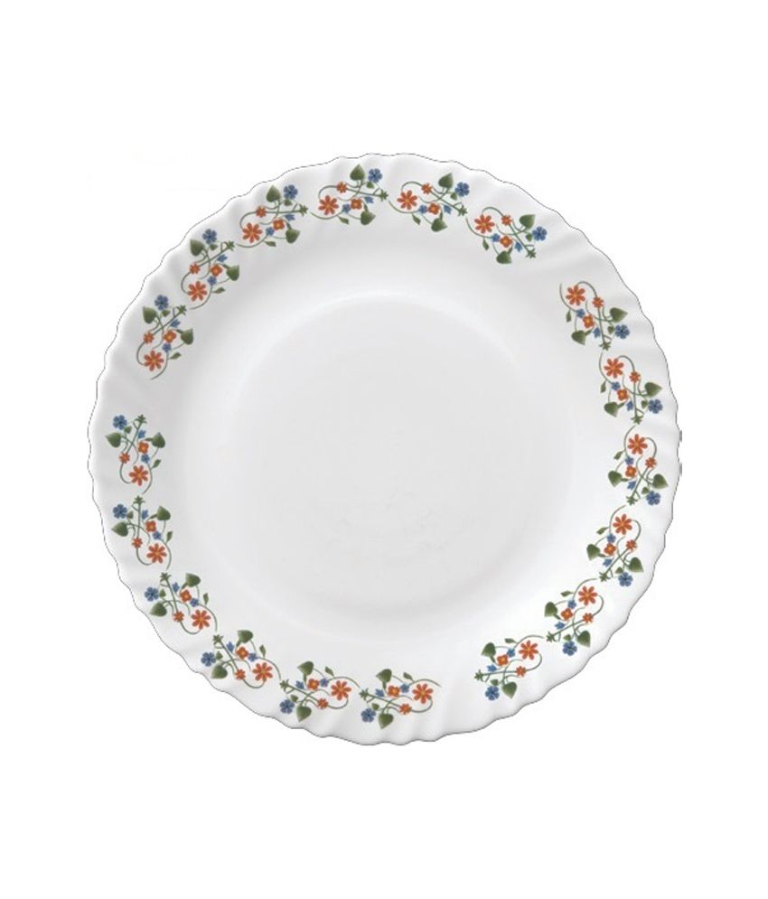 La Opala Diva White And Red Opal Vegetable Bowl- 220 Ml, Serving Bowl- 580 Ml available at snapdeal for Rs.100