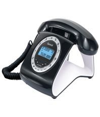 Beetel Beetel M73 Corded Landline Phone (Retro Design) (Black & White)