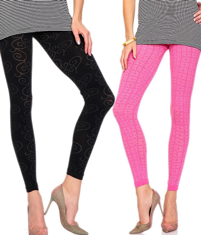 Tsg Breeze Treat Pack Of 2 Seamless Leggings available at snapdeal for Rs.599