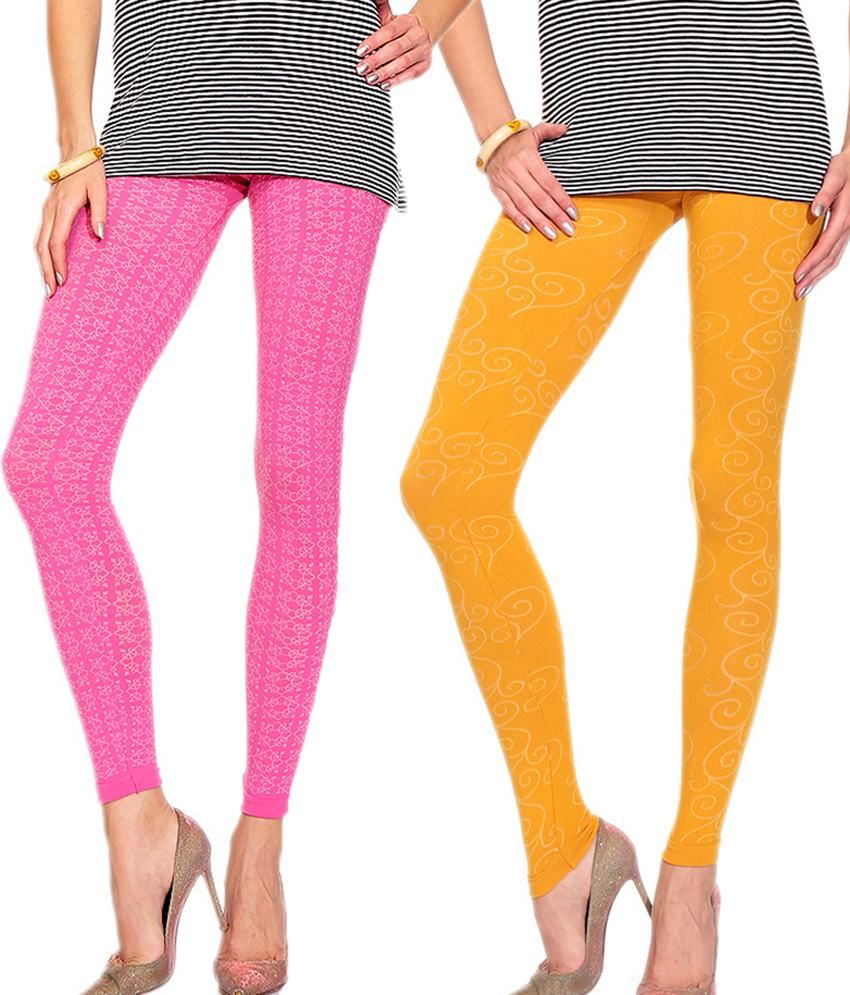 Tsg Breeze Treat Pack Of 2 Seamless Leggings available at snapdeal for Rs.599