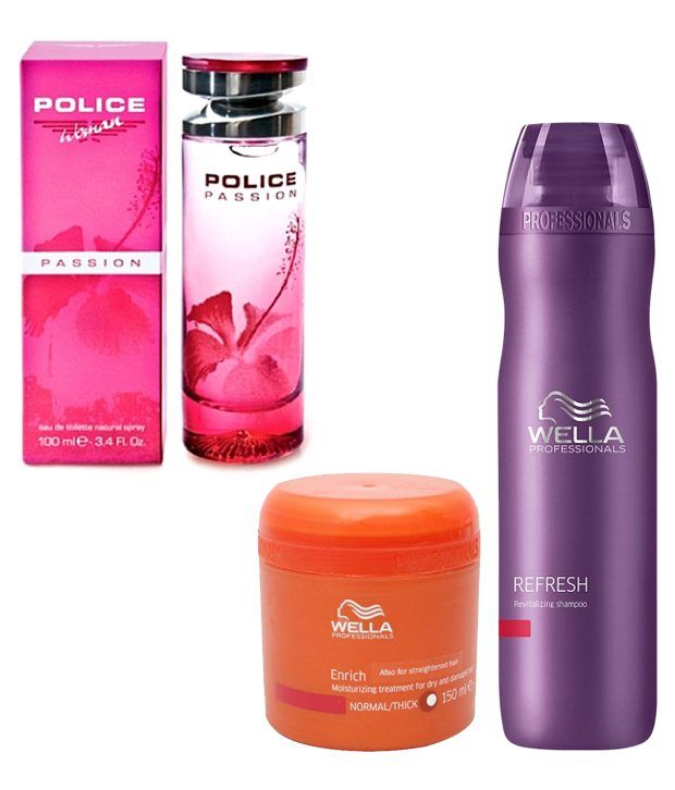 Police Passion Woman Edt 100 Ml Vapo+wella Refresh Shampoos+wella Enrich Treatment Msq available at snapdeal for Rs.2714