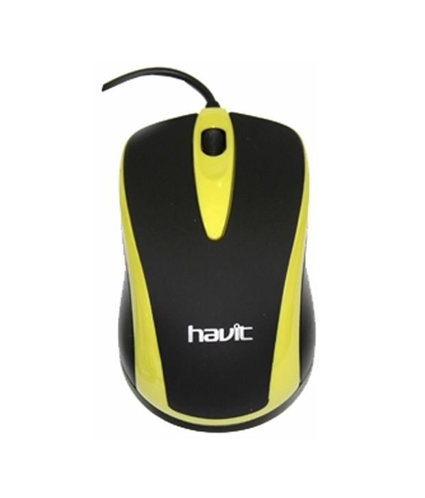 Havit HV-MS675 USB MouseBlack And Yellow available at snapdeal for Rs.299