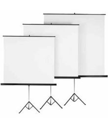Technolite Dual Tripod Type Projector Screen Size- - 10 Ft. X 8 Ft. In Imported High Gain Fabric