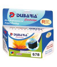 Dubaria 678 Colour Ink Cartridge Compatible For Hp 678 (only Hp 3545e Printer)