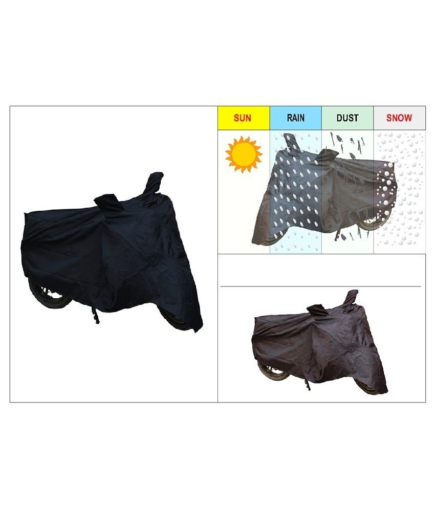 Autosun Bike Body Cover With Black Mirror Pockets For Royal Enfield Bullet 350 Twinspark available at snapdeal for Rs.293