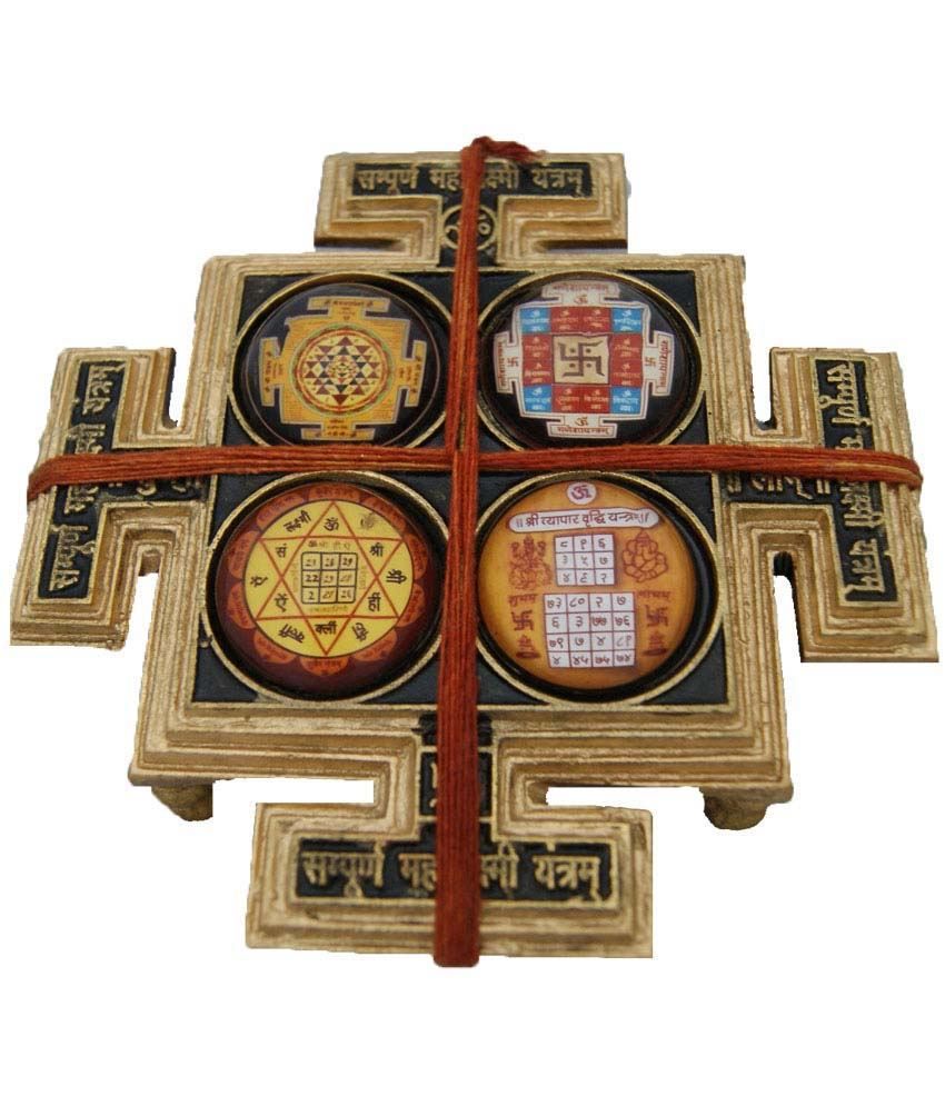 Divya Mantra Shri Sampurna Mahalakshmi Yantra Chowki 15 X 15 Cm available at snapdeal for Rs.2499