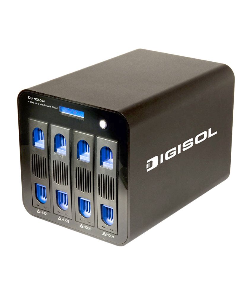 Digisol Dgns5004 Network Attached Storage Black Snapdeal price