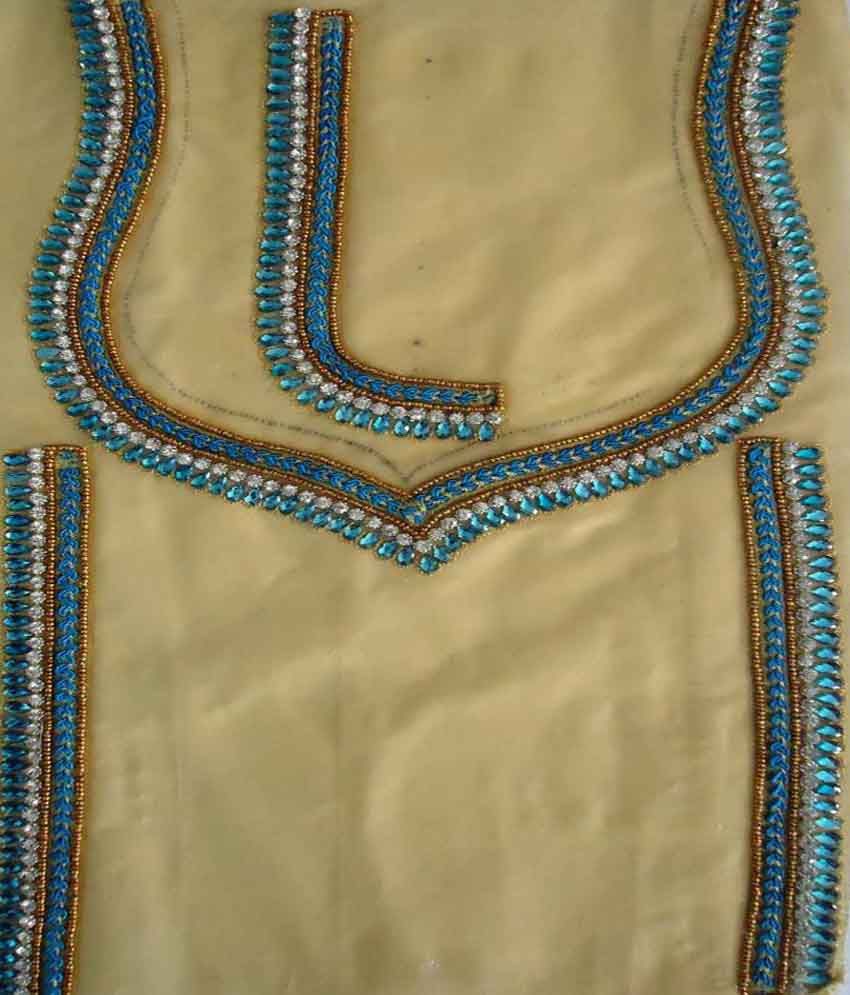 readymade blouse neck designs patch