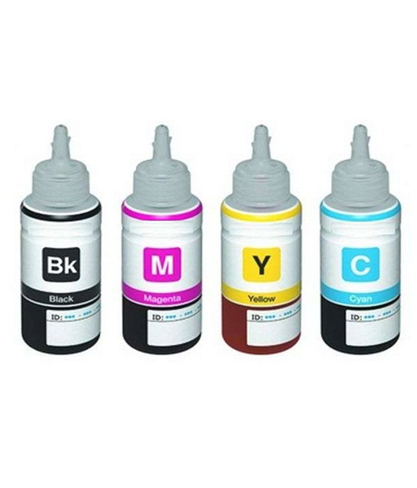 Fine Print Ink For Epson L100,l110,l200,l210,l300,l350,l355,l550,l555 ( Buy 1 Get 1 Free )