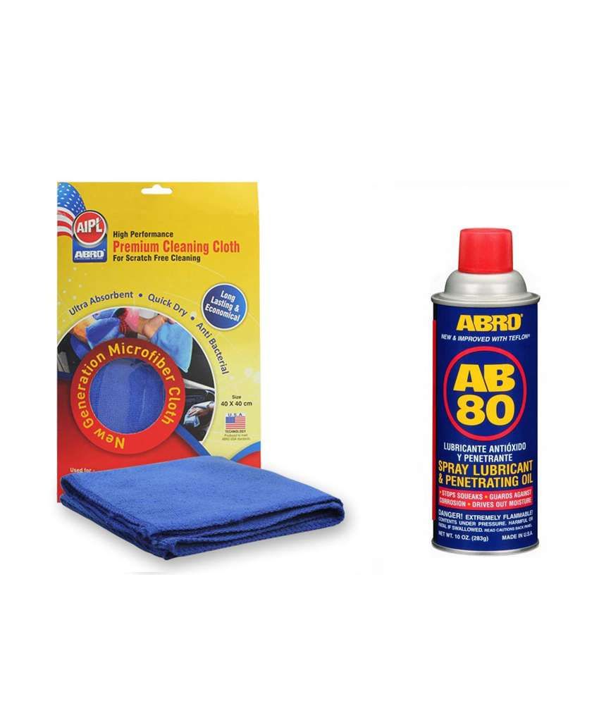 Abro Spray Lubricant With Teflon Ab-80 (283 Gm)+microfiber Cloth available at snapdeal for Rs.507