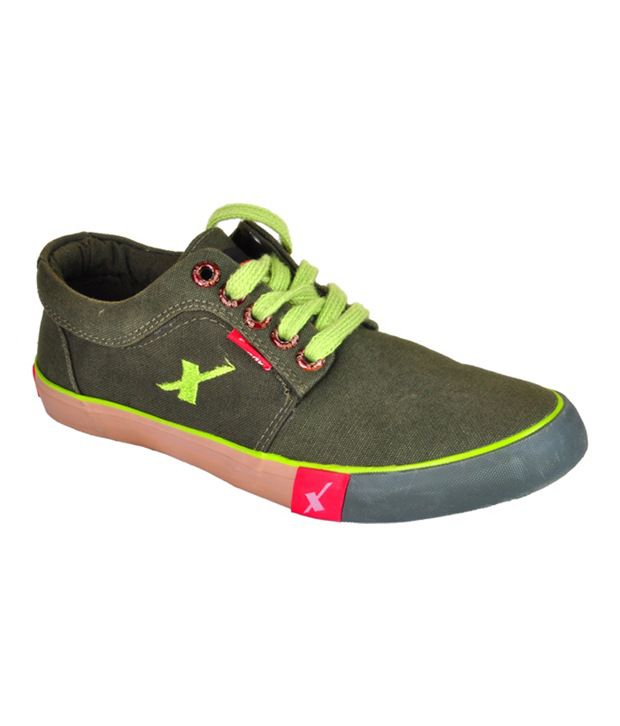 sparx green shoes
