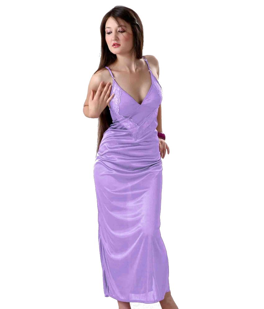 48% OFF on Hot N Sweet Satin Nighty on Snapdeal