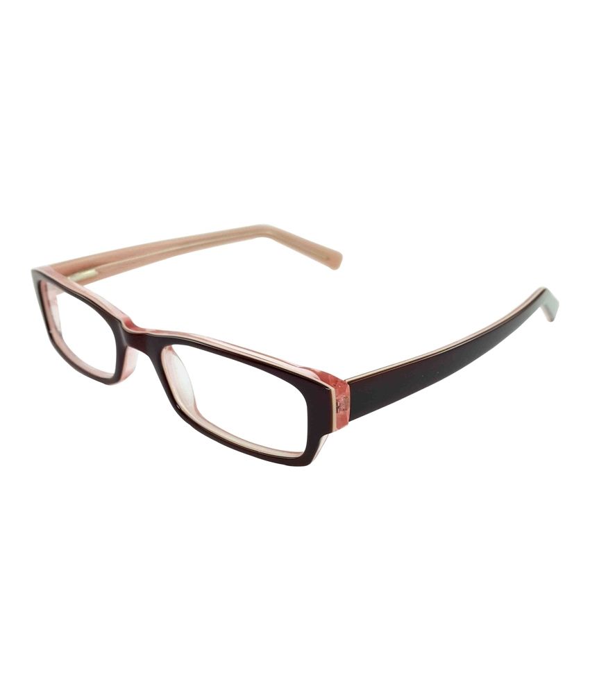 Myew Eyewear Brown Non Metal Rectangle Shape Eyeglasses ...