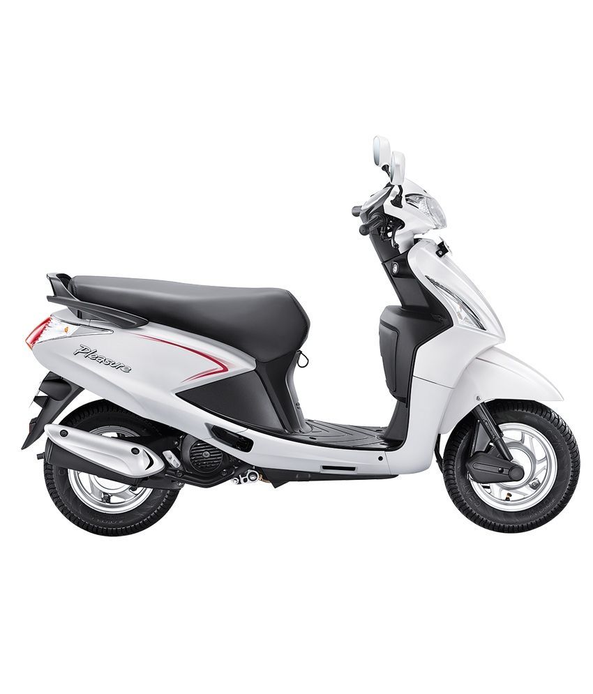 White Pleasure Scooty All Colour 2020 Hero Pleasure Self (Old