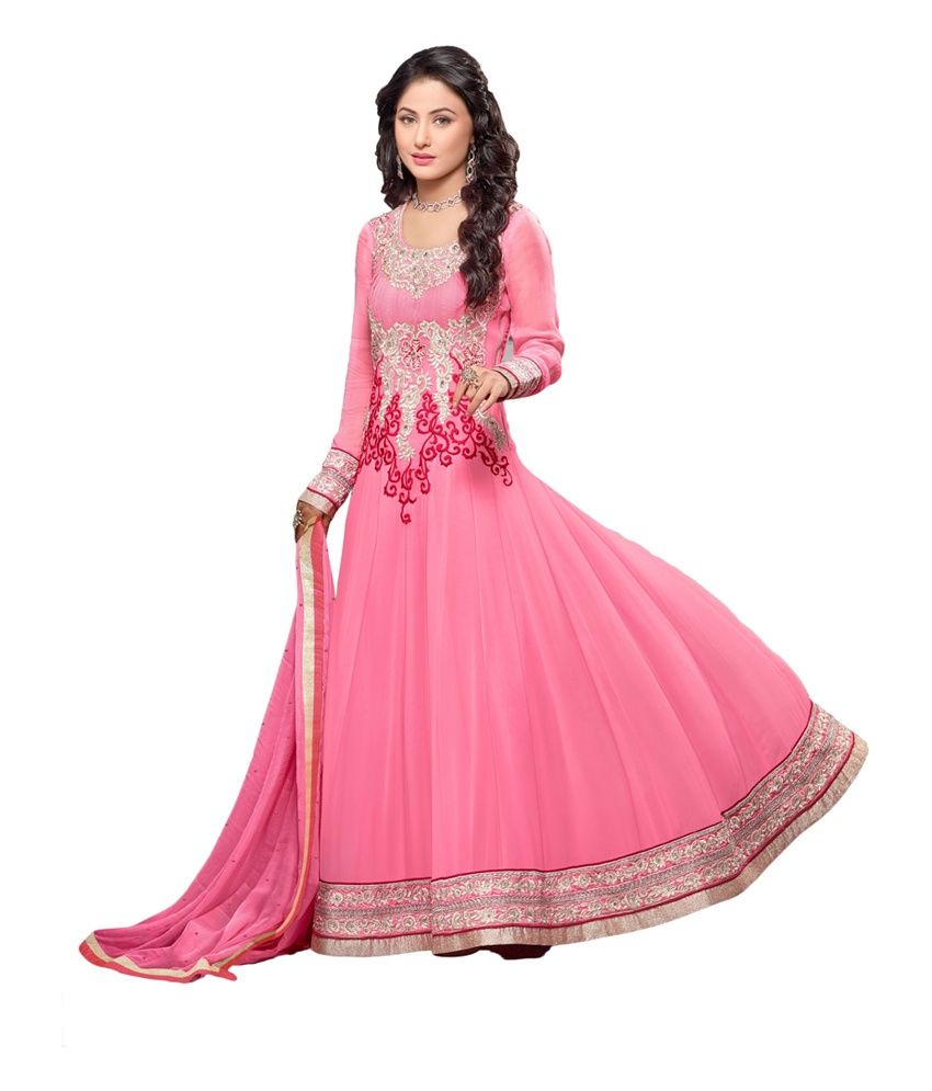 anarkali dress stitched from saree