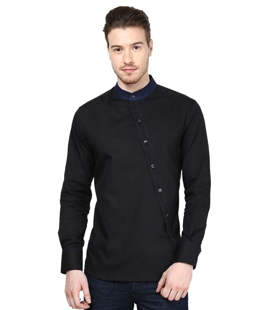 black shirt for men party wear