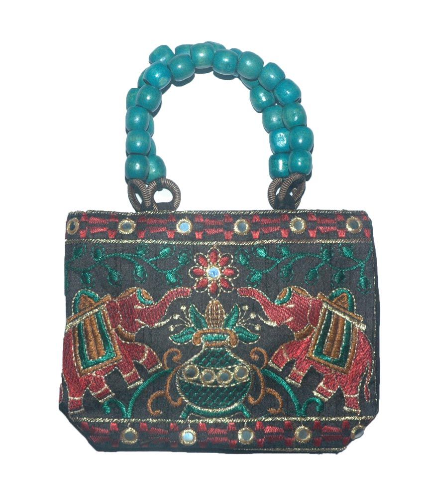 Rangasthali Handmade Traditional Vintage Ethnic Banjara Hand Bag - Multicolor available at snapdeal for Rs.97