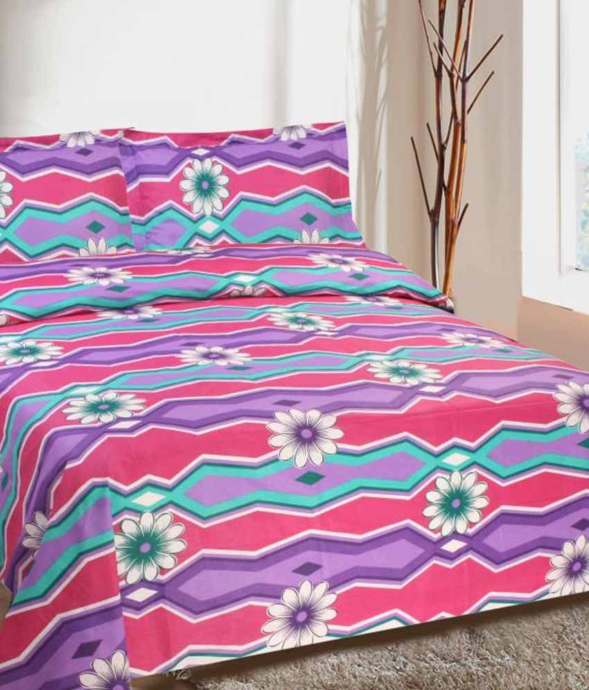 Goodwill Cotton Single Bedsheet Set With 2 Pillow Covers