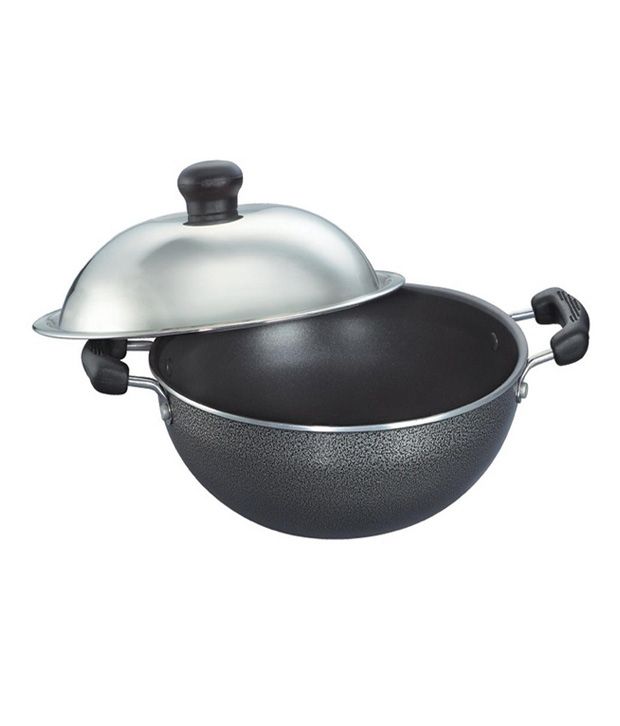 Prestige Omega Select Plus Non Stick Cookware Flate Base Kadai270 Mm