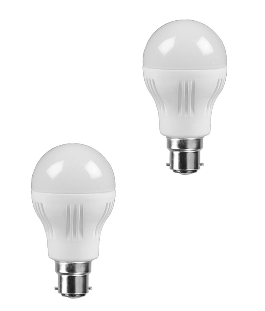 Ruchi White Pvc 3 Watt Led Bulb - Set Of 2 available at snapdeal for Rs.113