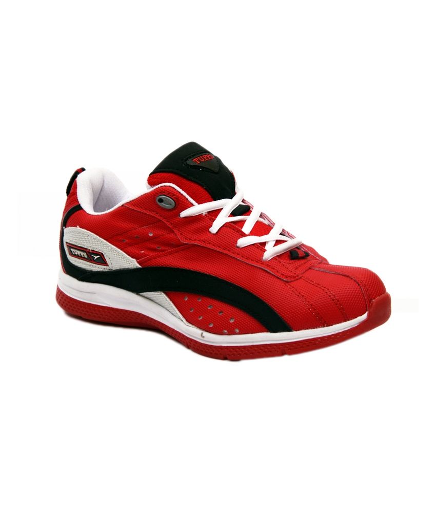 Tuffs Red Sports Cum Lifestyle Shoes