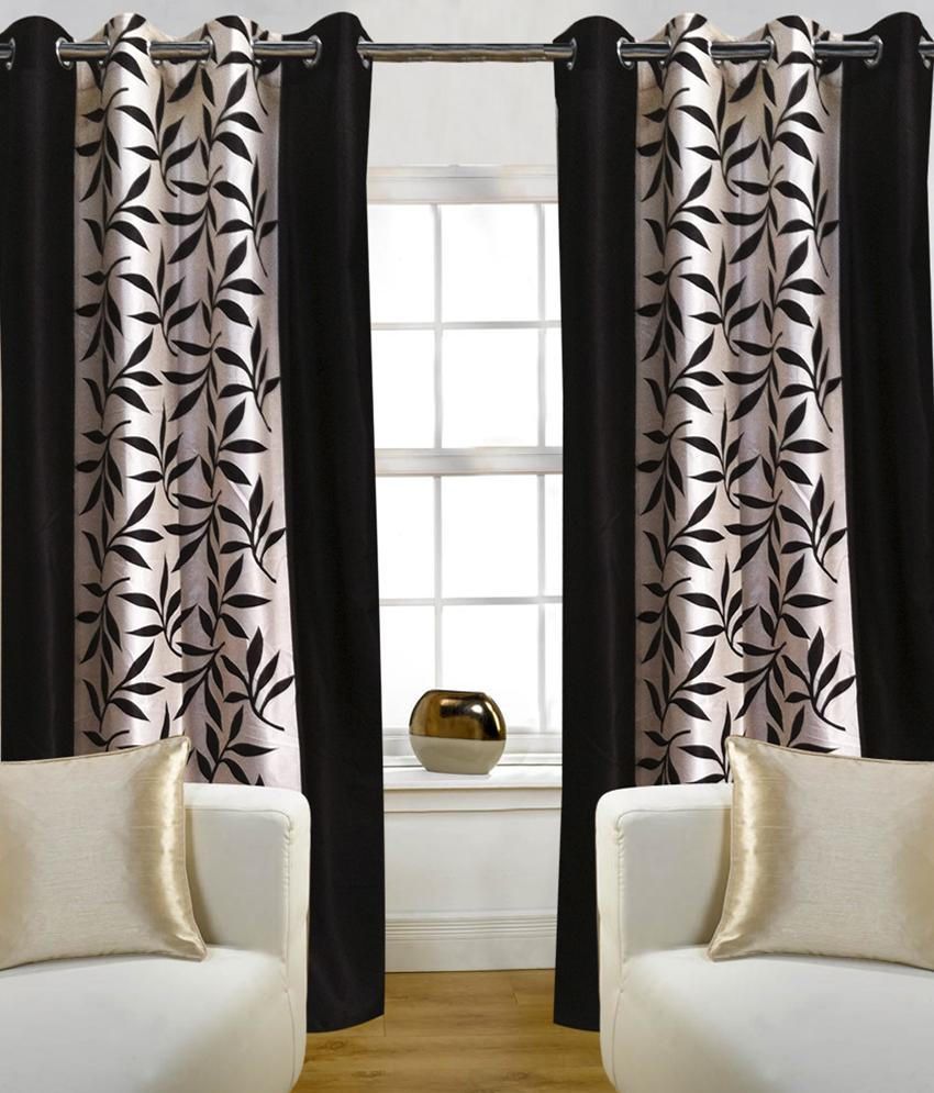 White Wave Set of 2 Door Eyelet Curtains White Wave Set of 2 Door Eyelet Curtains