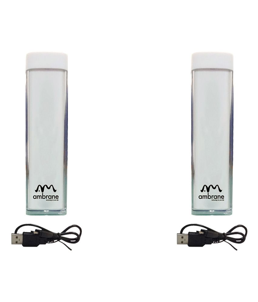 Ambrane 2001-3000 Mah Bar Power Bank With Micro Usb - White available at snapdeal for Rs.563