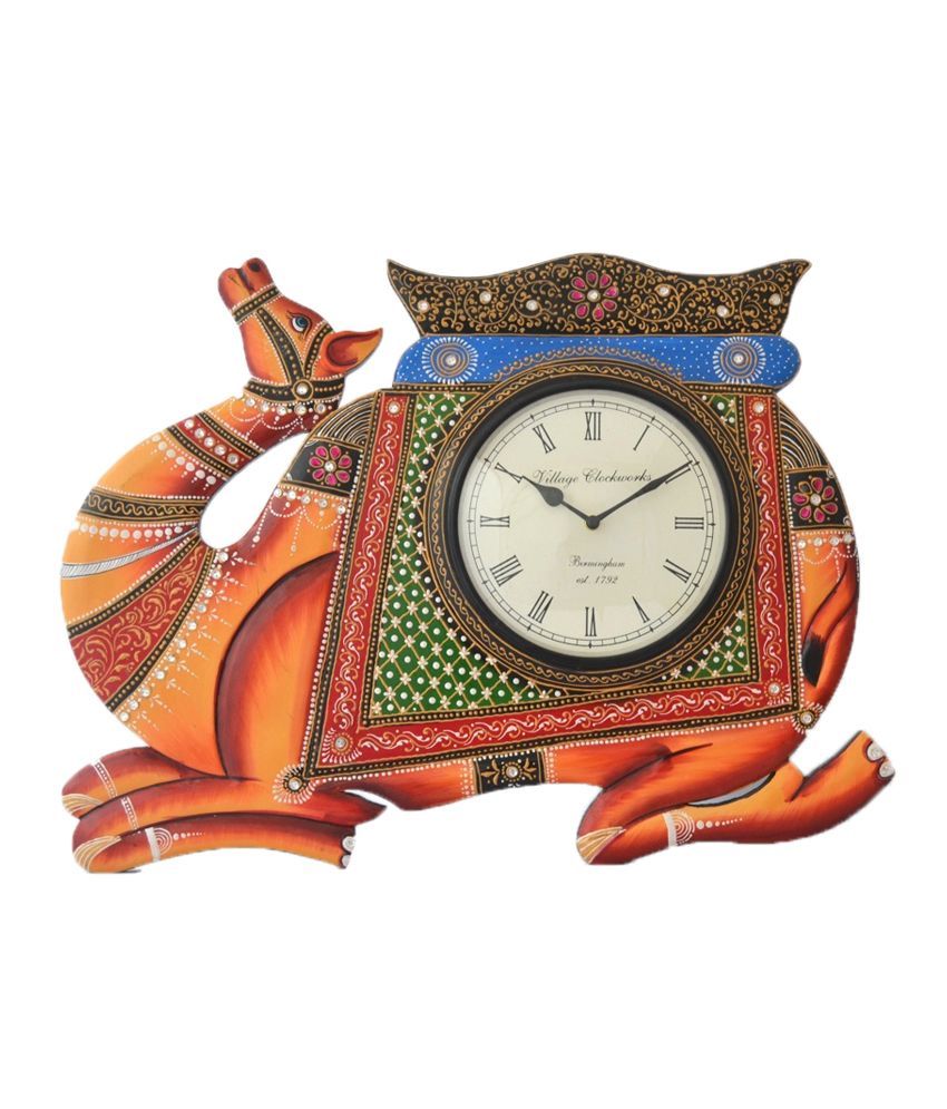 Jordaar Camel Design Painted Wall Clock available at snapdeal for Rs.3499