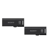 Sony Usm8gr/b 8 Gb Pen Drives Black Pack of 2