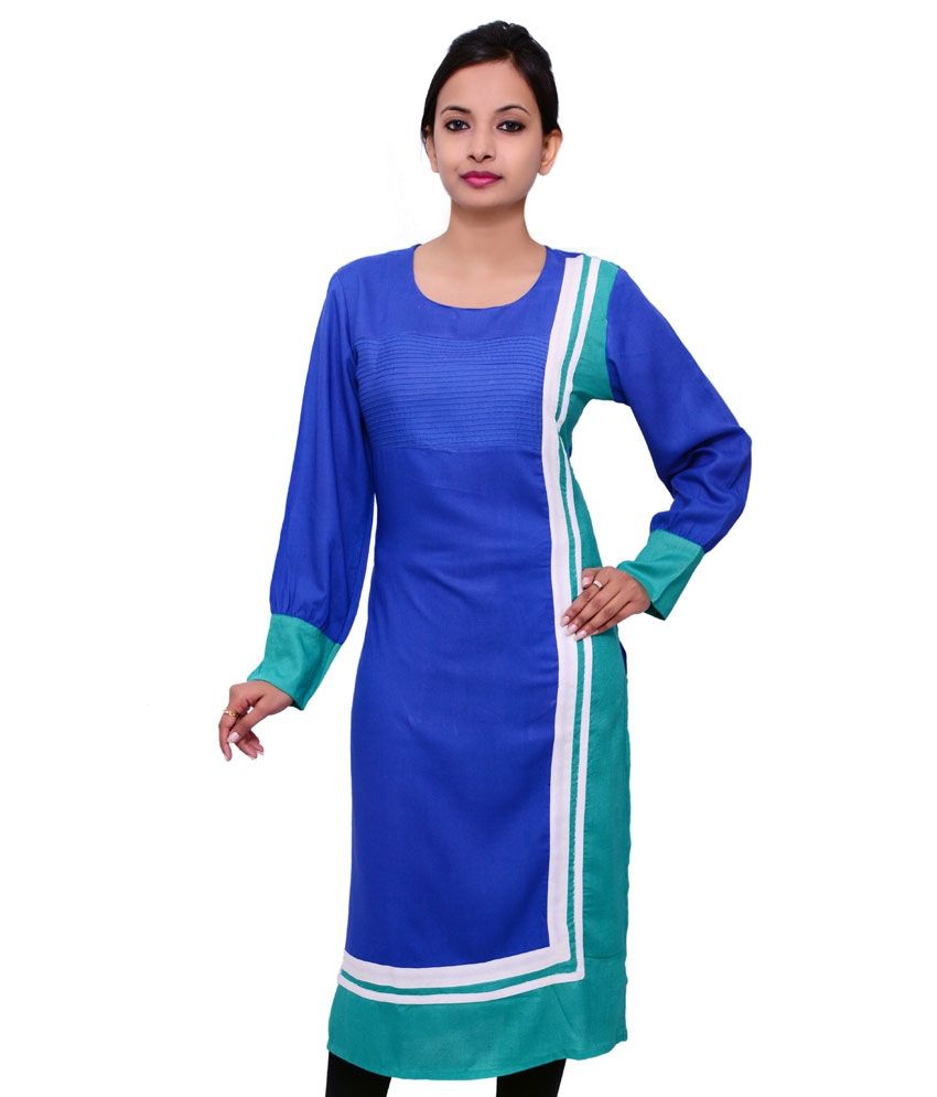 reyon long kurti
