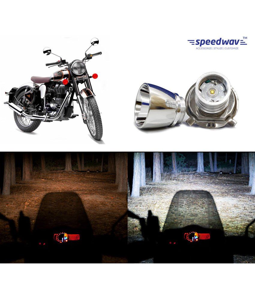 Flipkart Bullet 350 Led Headlight RWT LED Fog Light For Royal