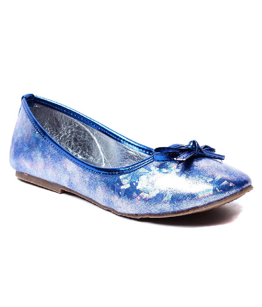 Steppings Blue Ballerinas