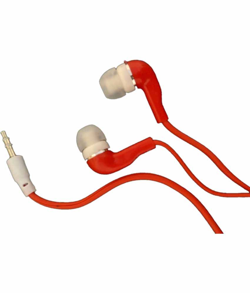 Silco Volume Control Ear Phone For Samsung, Nokia, Htc, Lg-red available at snapdeal for Rs.199