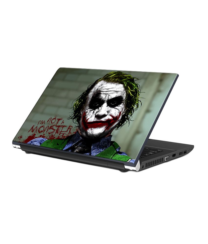 Shopmantra Joker I Am Not A Monster Design Laptop Skin available at snapdeal for Rs.299