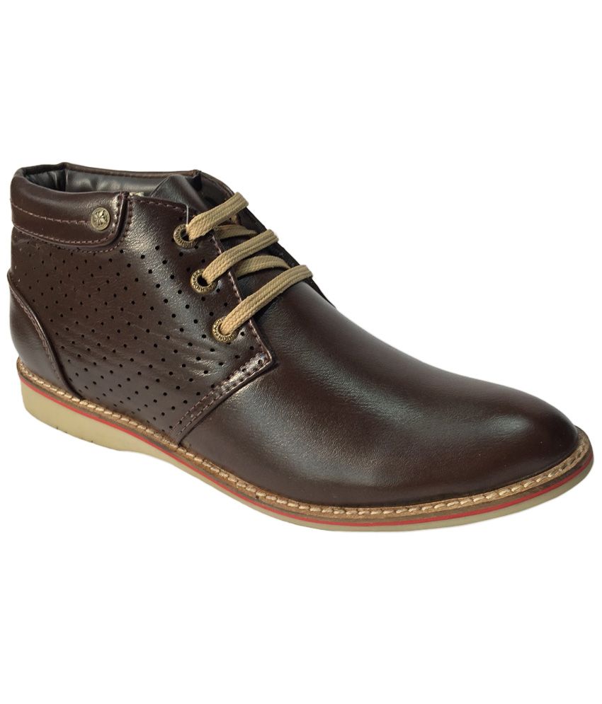 mens brown smart casual shoes