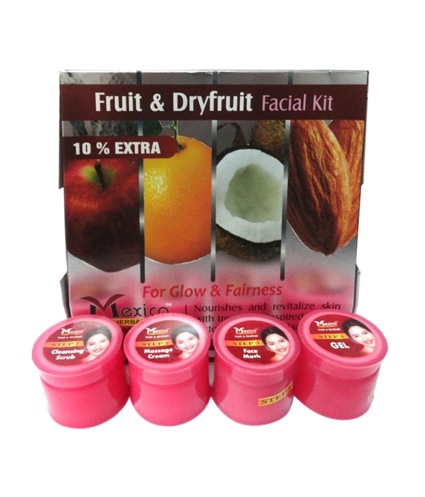 Mexico Herbal Fruit And Dry Fruit Facial Kit Buy Mexico Herbal Fruit