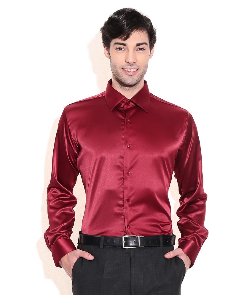 party wear red shirt