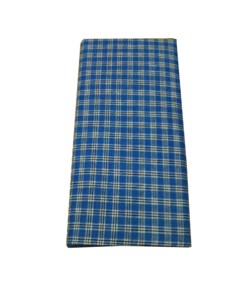 Sangu Mark Checkered Cotton Lungi - 2 Mts