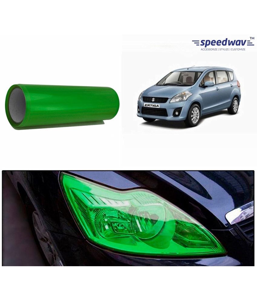 Speedwav Stylish Car Headlight Film 1.5m Roll Green Set Of 2- Maruti Ertiga available at snapdeal for Rs.350