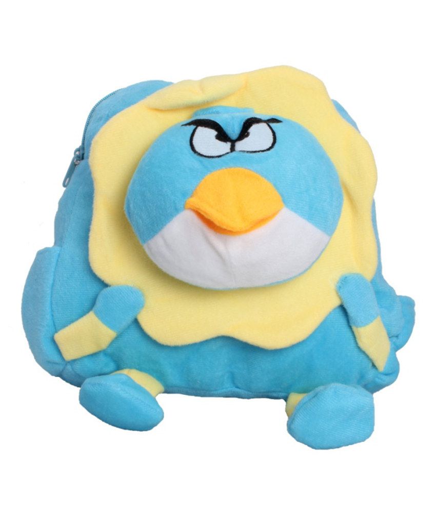 Khoobsurati Angry Birds Blue School Bag available at snapdeal for Rs.307