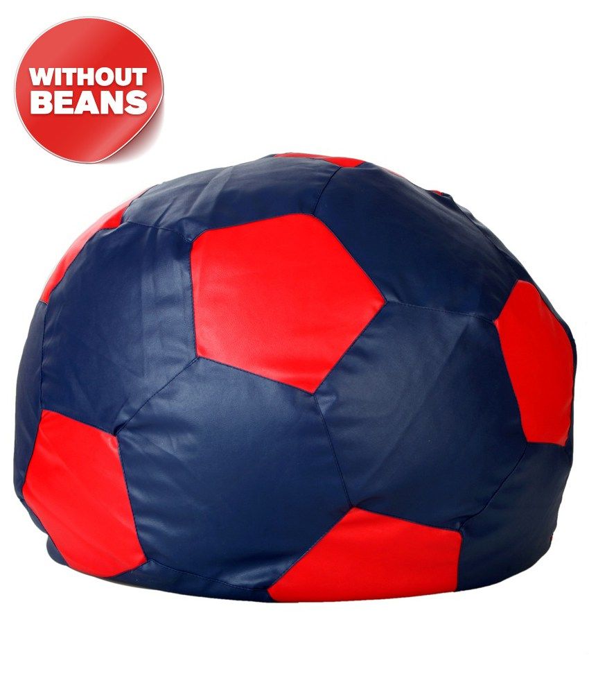 Biggie Cozy Bean Bag (football Shape) Xl Size Blueand Red (only Cover) available at snapdeal for Rs.736