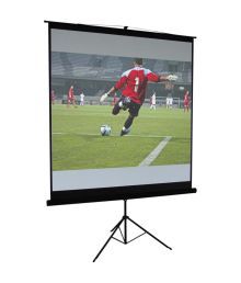 Cineview Tripod Type Projector Screen Size 4 Ft X 4 Ft In Imported High Gain Fabric With 12 Gain