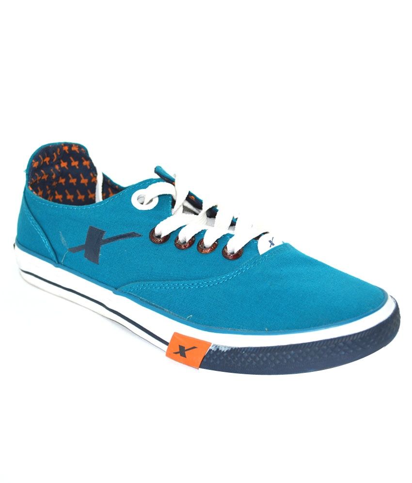 11 OFF on Sparx Sea Green Blue Canvas Shoe on Snapdeal PaisaWapas