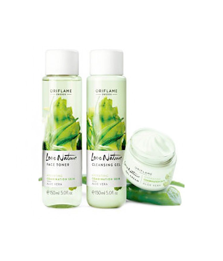 oriflame aloe vera facial kit