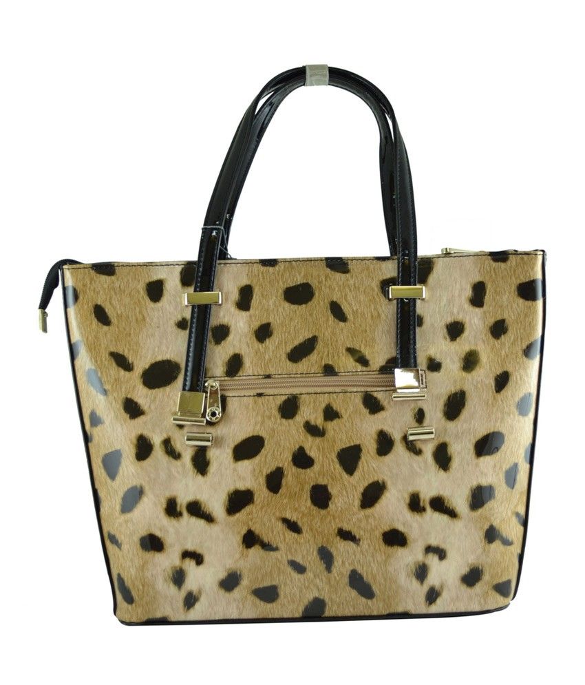 leopard print luggage strap